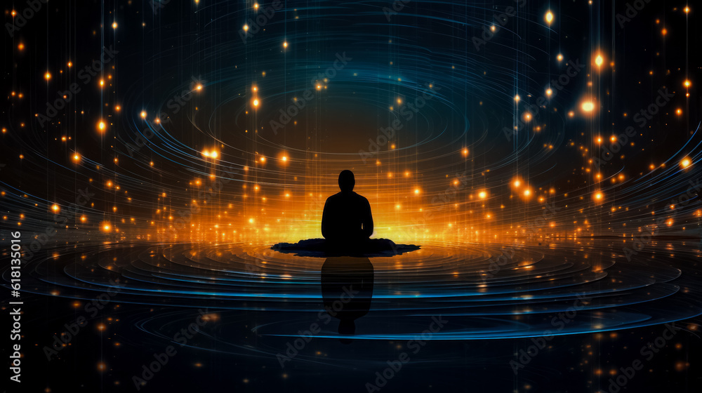Meditation background calm dark abstract, wallpaper, copy space Meditation background calm dark abstract, wallpaper, copy space