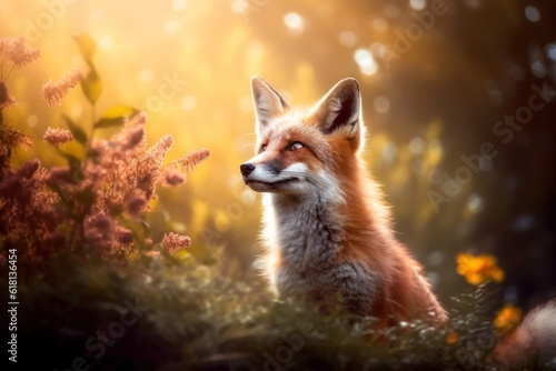 Fox in the Wild Life - Generative AI © Raphael Monteiro