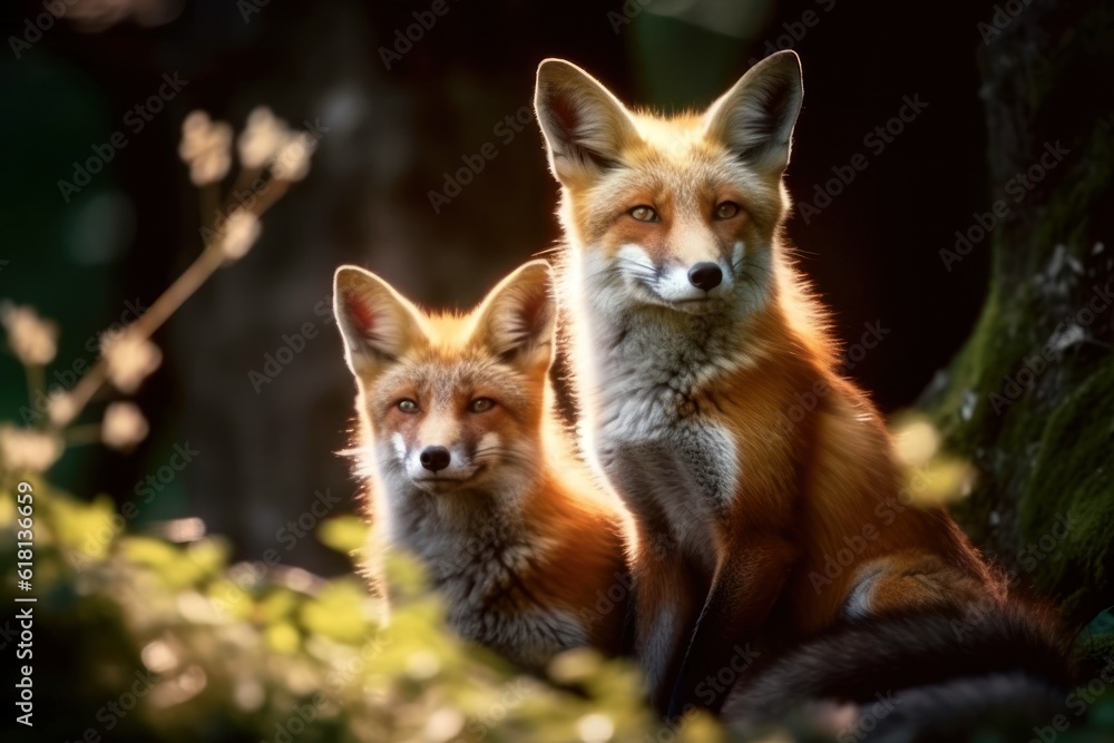 Foxes in the Wild Life - Generative AI Foxes in the Wild Life - Generative AI