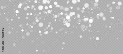 Bokeh glare lights. White blurry translucent glare effects. Abstract light effect. Vector