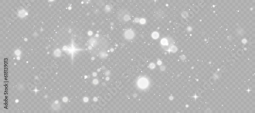 Bokeh glare lights. White blurry translucent glare effects. Abstract light effect. Vector