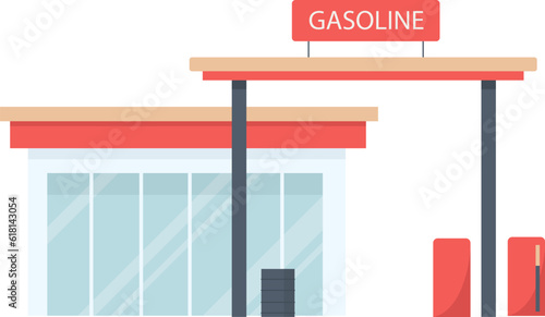 Gasoline Station Building