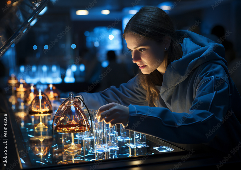 Nanotechnology Scientist in a Laboratory Nanotechnology Scientist in a Laboratory