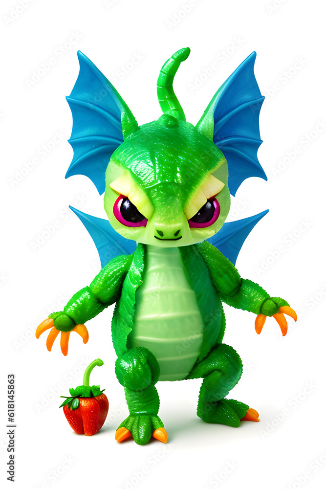 Fototapeta premium green alien monster