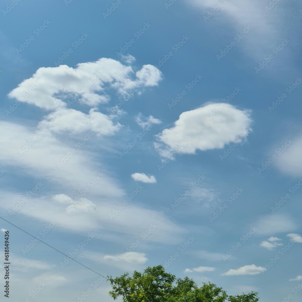 Blue sky with clouds Blue sky with clouds