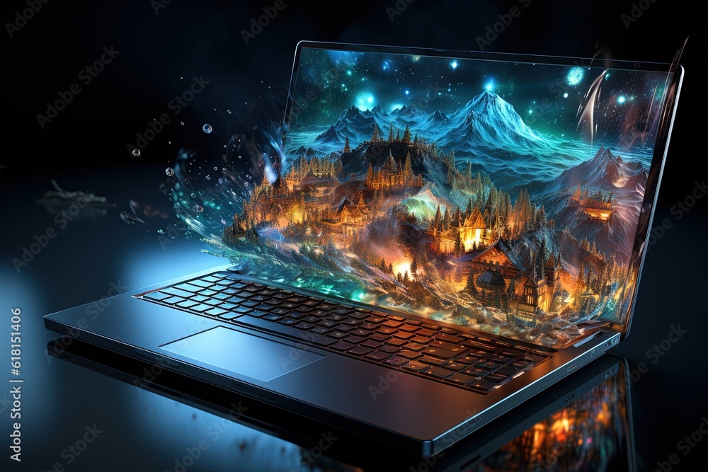 Code to the Stars: Journey into the future as a laptop transforms into ...