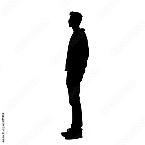 person standing silhouette illustration