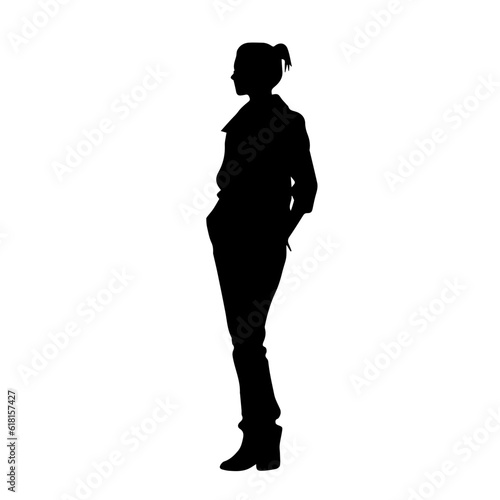 person standing silhouette illustration