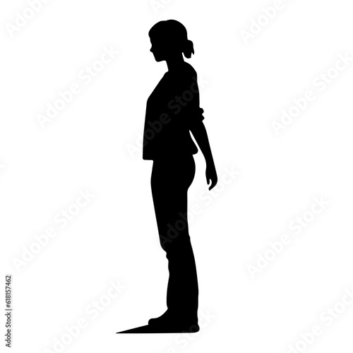 person standing silhouette illustration