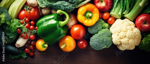 vegetables on on a black background