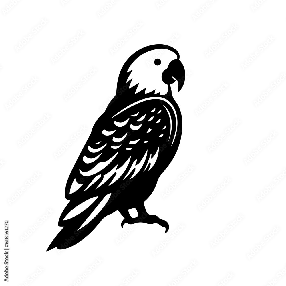 parrot silhouette illustration parrot silhouette illustration