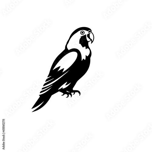 parrot silhouette illustration 