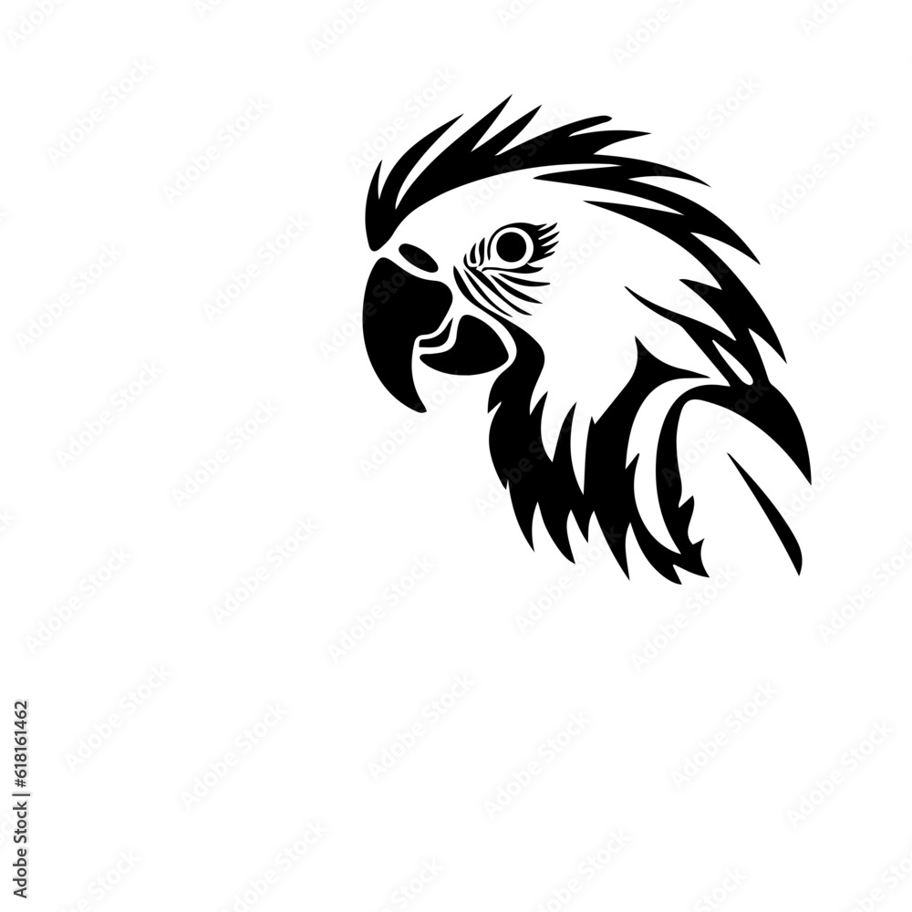 parrot silhouette illustration parrot silhouette illustration
