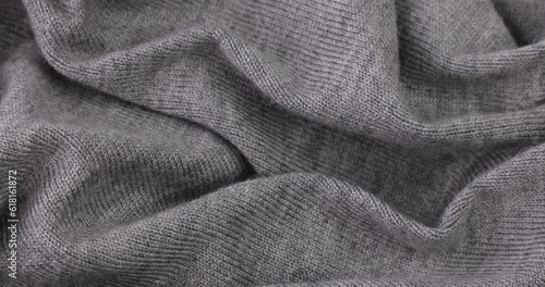 Grey kint fabric background. photo