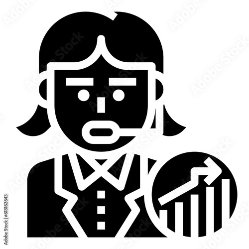 broker line icon,linear,outline,graphic,illustration