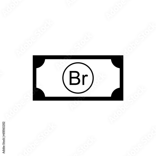 Belarus Currency Symbol, Belarusian Ruble Icon, BYN Sign. Vector Illustration