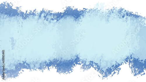 Abstract blue watercolor background.Hand painted watercolor. vector