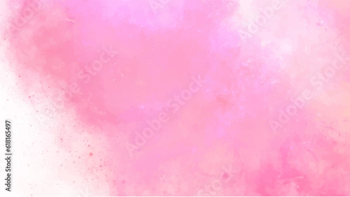 Abstract pink watercolor background.Hand painted watercolor. vector