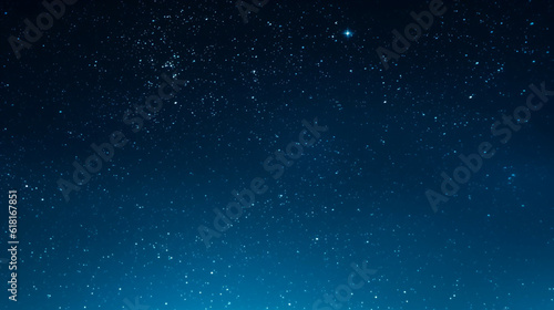 Night sky with stars and milky way. Space background. © Emmy Ljs