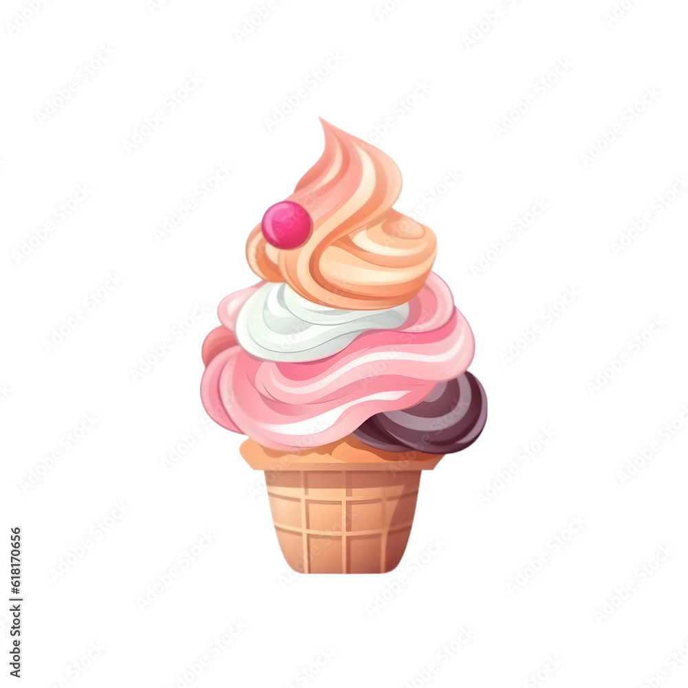ice cream cone made by midjeorney ice cream cone made by midjeorney