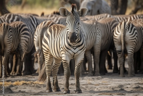 zebra in the wild © Waqas