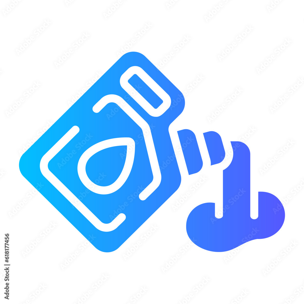 oil spill gradient icon oil spill gradient icon