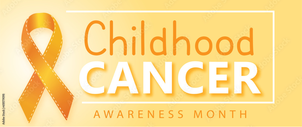 Yellow Ribbon – Childhood Cancer Fight Symbol – v2