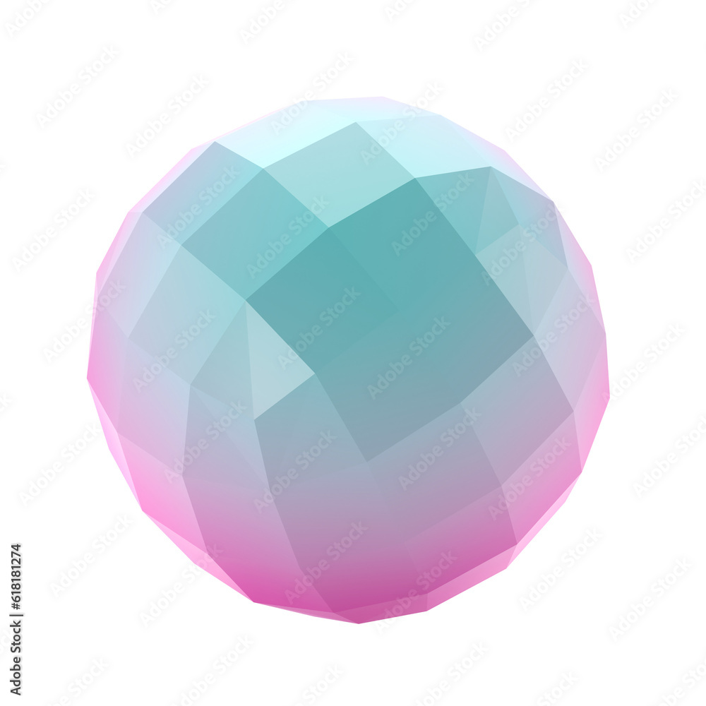 3d element abstract polygon ball metal geometric shape. Realistic glossy turquoise and lilac gradient luxury template decorative design illustration. Minimalist bright circle volumed mockup isolated 3d element abstract polygon ball metal geometric shape. Realistic glossy turquoise and lilac gradient luxury template decorative design illustration. Minimalist bright circle volumed mockup isolated