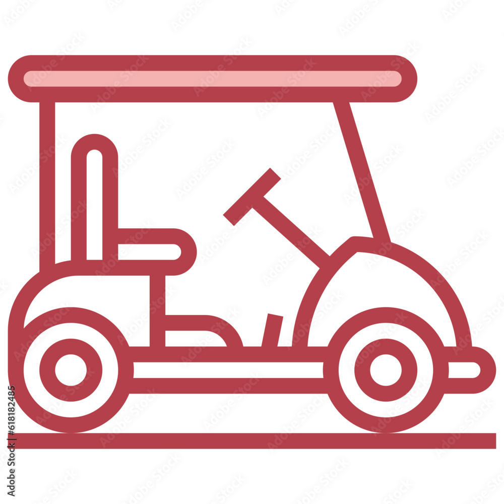 GOLF CART line icon,linear,outline,graphic,illustration GOLF CART line icon,linear,outline,graphic,illustration