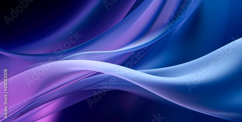 Blue and purple abstract background, in the style of flowing fabrics, soft lighting, precisionist lines, abstract minimalism.