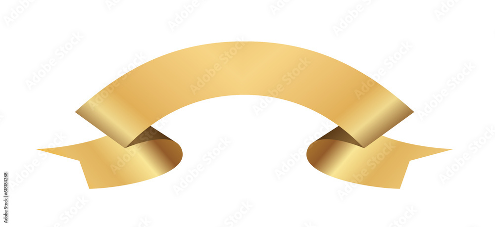 Gold Ribbon Banner Gold Ribbon Banner
