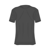 T-shirt mockup in gray colors. Mockup of realistic shirt with short sleeves. Blank t-shirt template with empty space for design