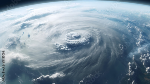 台風の衛星写真｜Satellite photo of typhoon.Generative AI
