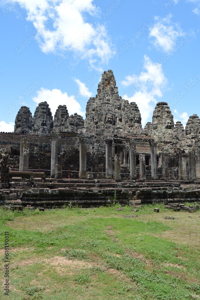 Ancient Temple Complex Ruins in Cambodian Jungle Ancient Temple Complex Ruins in Cambodian Jungle
