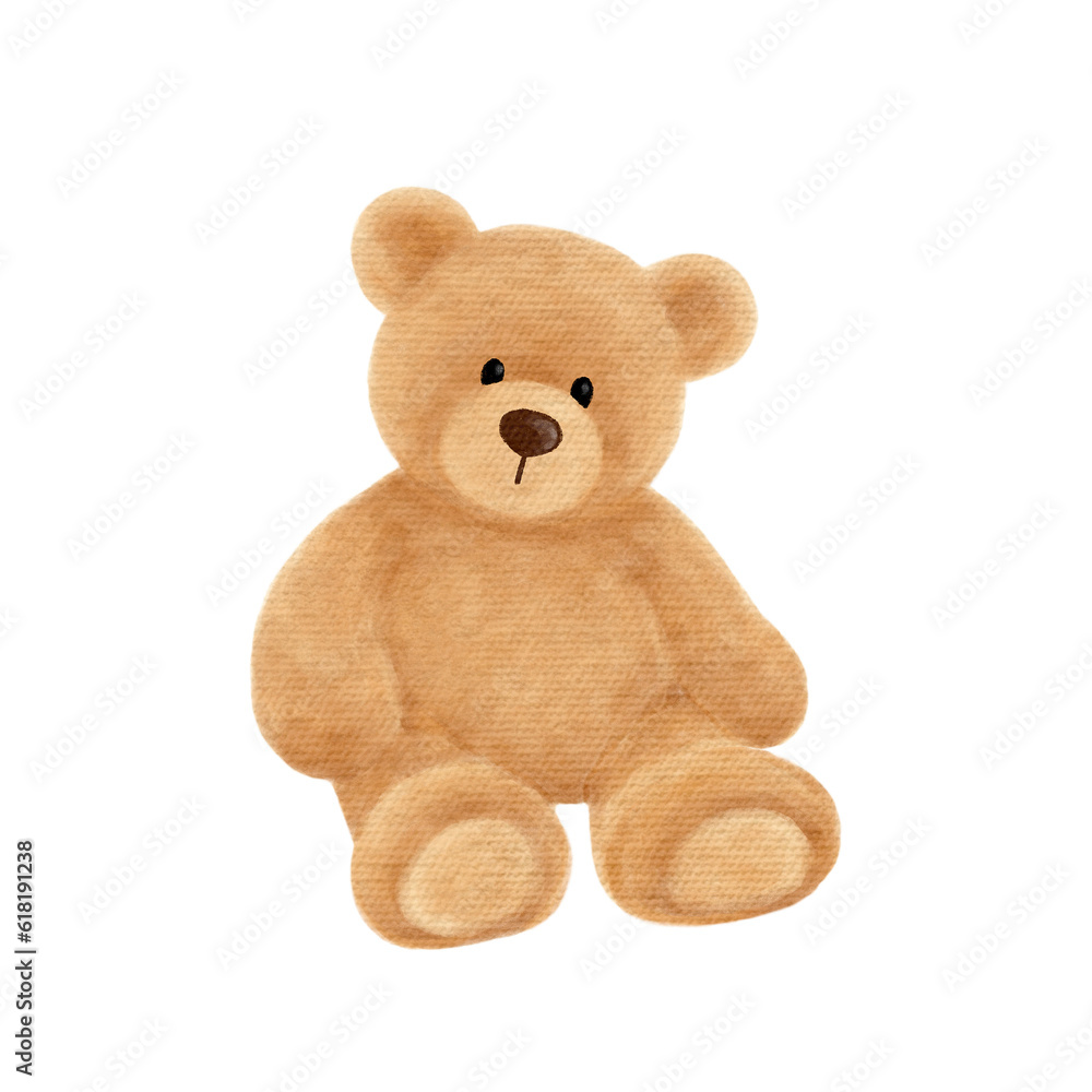 Obraz premium Teddy bear illustration 