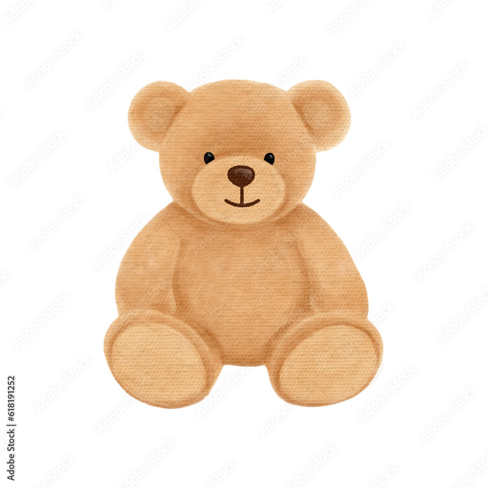 Fototapeta premium Teddy bear illustration 