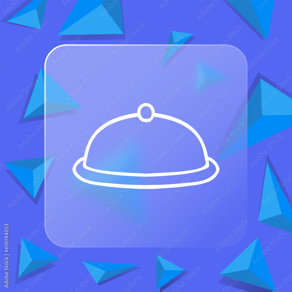 Fast Food Delivery Icon. Quick service, convenience, indulgence, on-the-go dining, popular chains. Glassmorphism style. Vector line icon Fast Food Delivery Icon. Quick service, convenience, indulgence, on-the-go dining, popular chains. Glassmorphism style. Vector line icon