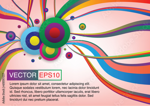 Abstract background. EPS10 Vector. Use for banner  wallpaper  website  template and other design.