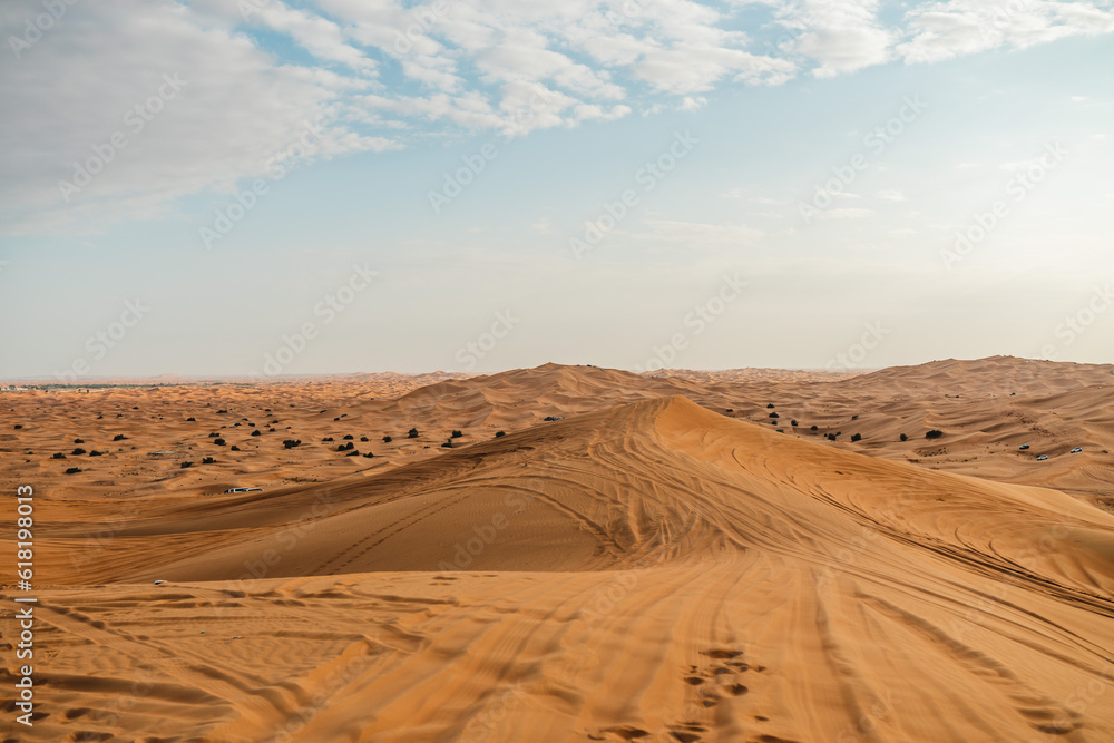 sand dunes in the desert