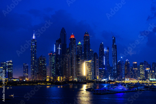 Dubai city skyline at night © Tihomir