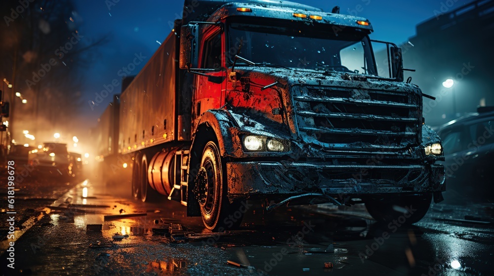 truck injured during and accident truck injured during and accident