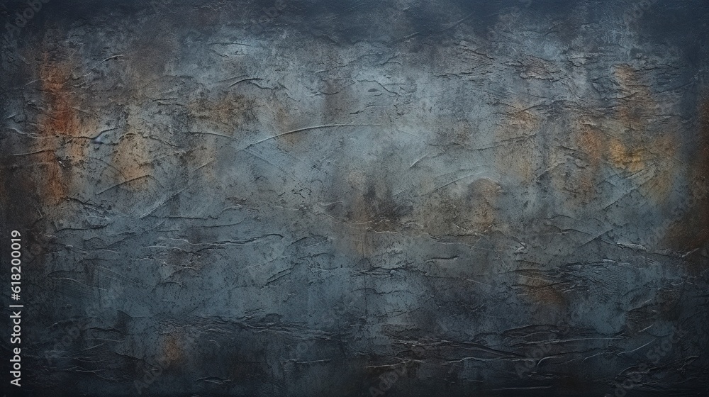 Old vintage concrete wall background texture. AI Generative Art.