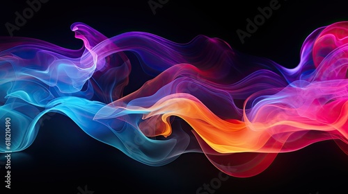 Amoled smoke dripping abstract