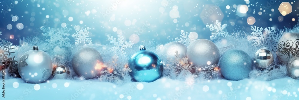 Christmas background with decorative holiday design elements. Festive background with christmas ornament decoration, Copy space. Banner and poster. generative ai Christmas background with decorative holiday design elements. Festive background with christmas ornament decoration, Copy space. Banner and poster. generative ai