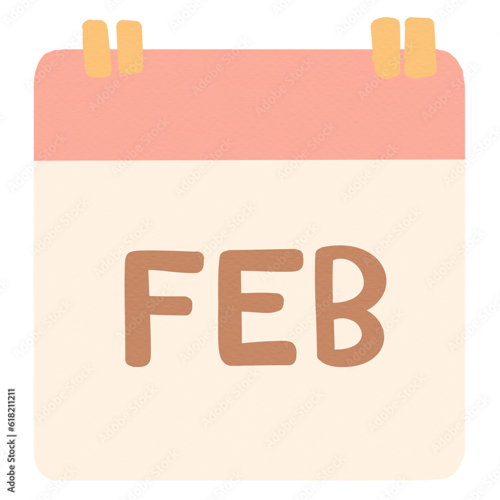 month,calendar,icon,logo,year,date,month range,appointment,February