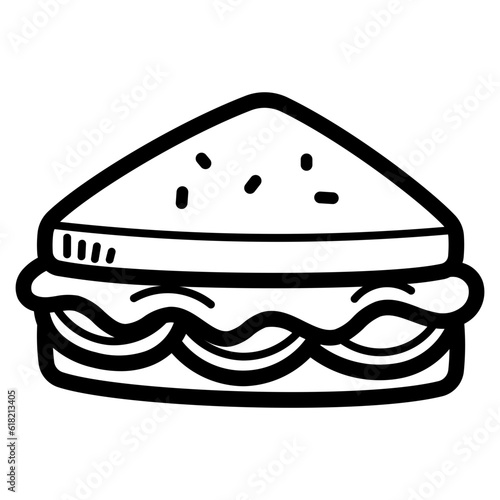 sandwich line icon style