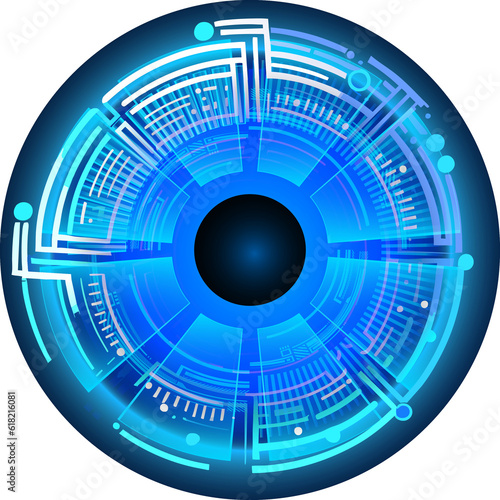 eye technology concept