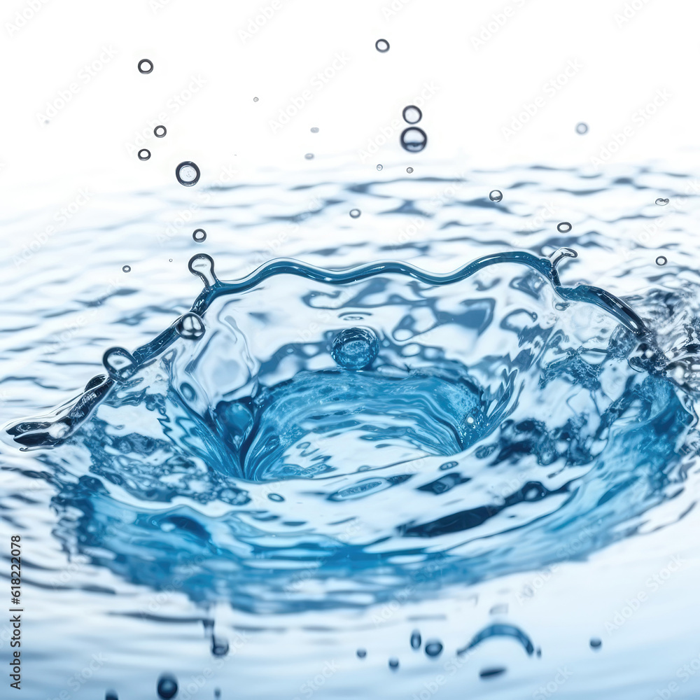 Texture Of Light Blue Water On White Background. Generative AI Texture Of Light Blue Water On White Background. Generative AI
