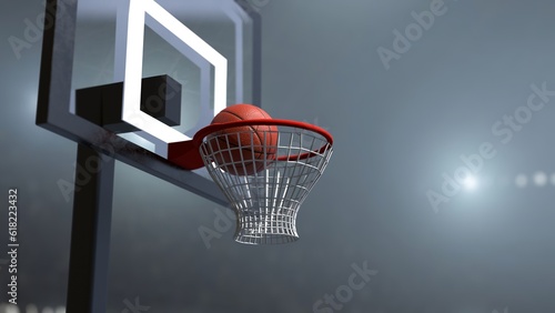 Basketball ball. Sports. Basketball game, match. © CESM I Studio