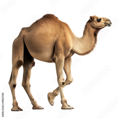 camel isolated on transparent background cutout